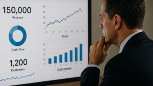 business growth and cash flow performance